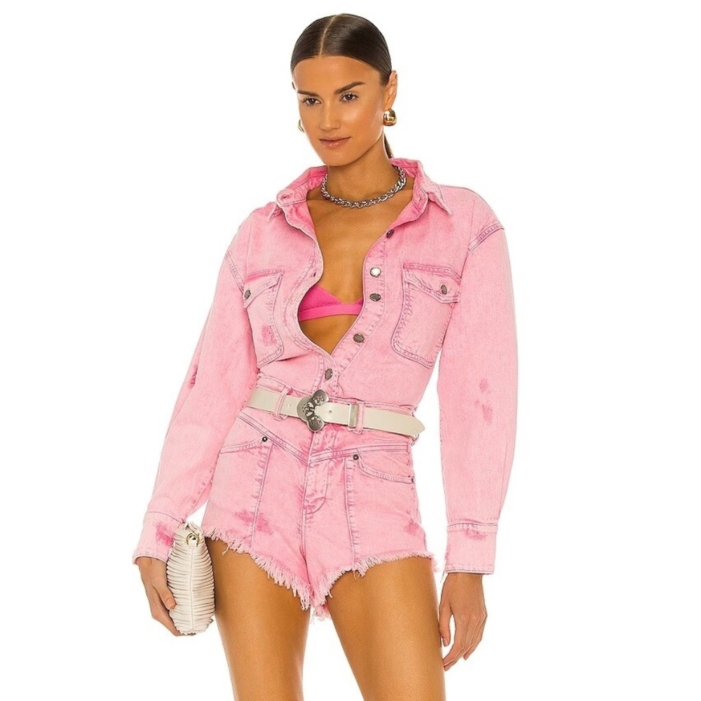 Retrofete Doreen Shirt in Vintage Pink